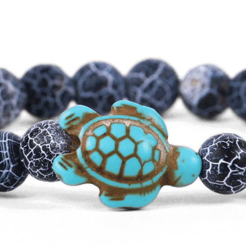 Fahlo Deep Blue Sea Turtle Bracelet