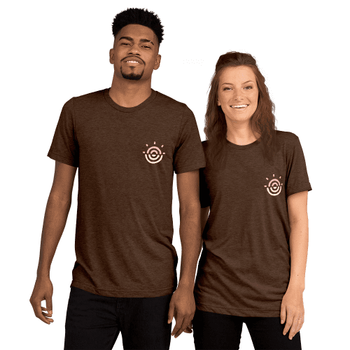 t seaside tri blend t shirt brown triblend front 615df39c8470a