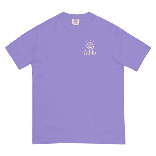 unisex garment dyed heavyweight t shirt violet front 66c36a811cf6c